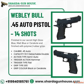 Original WEBLEY Bull .45 Auto - Sharda Gun House