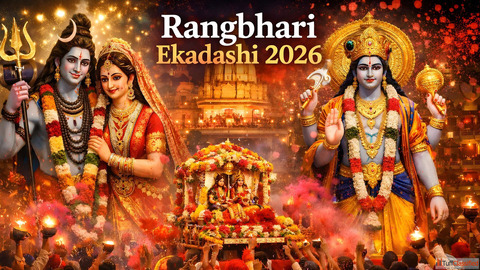 Rangbhari Ekadashi 2026 कश म कय ह यह एकदश वशष जन शव-वषण कप क अदभत सगम