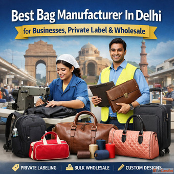 Best Bag Manufacturer In Delhi for Businesses Private Label Wholesale