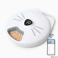 Catit PIXI Smart 6-Meal Feeder - Automatic Cat Food Dispense...