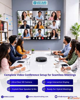 Transform Your Meetings with Udyami Trading's Complete Video Conference Setup