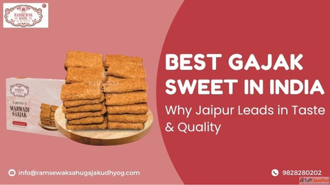 Best Gajak Sweet in India Why Jaipur Leads in Taste Quality