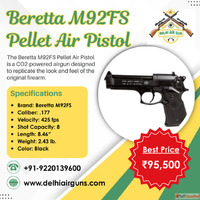 Buy Original Beretta M92FS Pellet Air Pistol by Delhi Air Gu...
