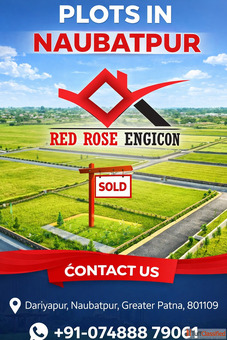 Premium Plots for Sale in Naubatpur Red Rose Engicon