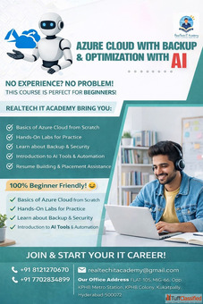 Azure Cloud Training with Backup Security - No Experience Required