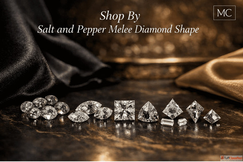 Salt and Pepper Melee Diamonds Collection