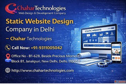 Professional Static Website Design Company in Delhi for Star...
