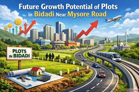 Plots in Bidadi near Mysore Road