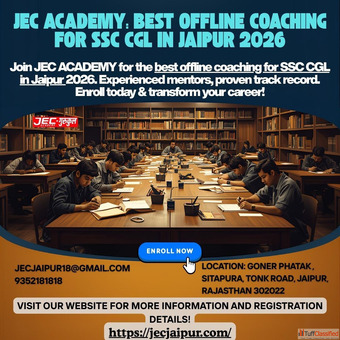 JEC ACADEMYBest offline coaching for SSC CGL in Jaipur 2026