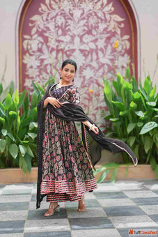 Trending Cotton Anarkali kurta set for Summer 2026