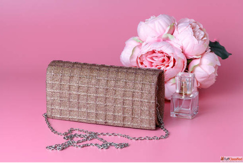 Heart Shaped Clutch Bag for Women Elegant Party Style by Anaar