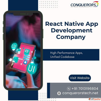 React Native App Development Company Conquerors Tech
