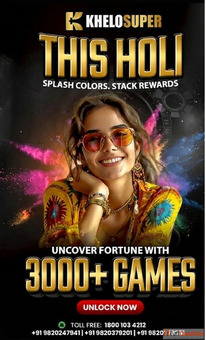 Khelosuper Holi Action with Khelosuper Quick Thrill Zone