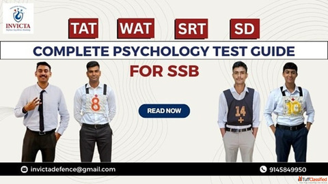 TAT WAT SRT SD Complete Psychology Test Guide For SSB