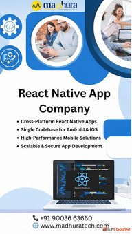 Expert React Native App Development Company Coimbatore - Madhura Technologies