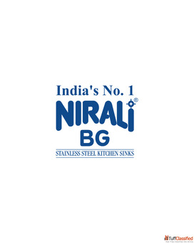 Nirali BG India's no 1 Kitchen Sink Manufacturers
