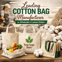 Leading Cotton Bag Manufacturer for Wholesale Custom Orders
