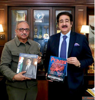 Veteran Journalist Kaushailendra Singh Visits Marwah Studios