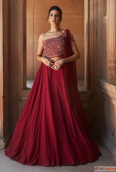 Stylish Crop Top Lehenga for Eid Festive Discounts