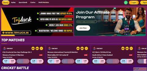 Tryluck - Try Luck Online Games Winning Platform