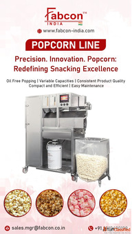 Advanced Popcorn Line for Uniform Popping Flavor Coating High-Volume Production