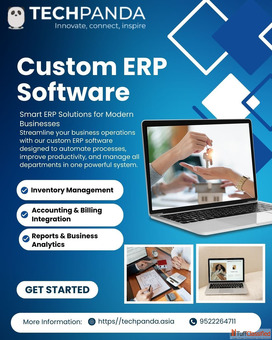 Custom ERP Software Solutions Best ERP Software in Indore for Businesses