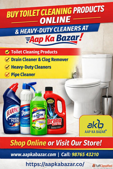 Buy Toilet Cleaning Products Online Heavy-Duty Cleaners at Aap Ka Bazar