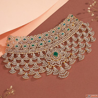 Buy Designer Antique Silver Choker Necklace Online Padmam