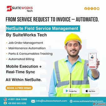 NetSuite Field Service Management Software Automate Technician Scheduling