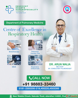 Chest Specialist in Jalandhar - Dr Arun Walia