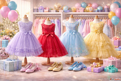 Kids Party Wear Dress Supplier India - Premium Designer Kids...