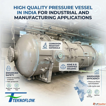 High Quality Pressure Vessel in India for Industrial and Manufacturing Applications