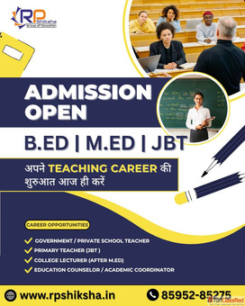 Admission Open for B.Ed