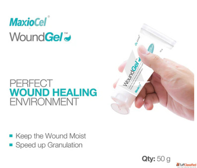 MaxioCel Wound Gel - Antimicrobial Gel for Faster Wound Healing Pain Relief