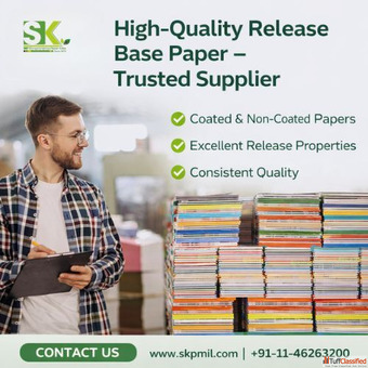 High-Quality Release Base Paper Supplier for Label Lamination Use