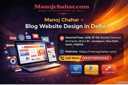 Custom Blog Website Design in Delhi for SEO-Friendly Bloggin...