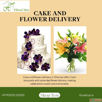 Buy cake and flower delivery in Chennai