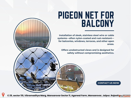 Best Pigeon Net for Balcony to Stop Birds in Jaipur