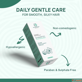 Remove Dandruff in Just a Week - Kosmetiko Dandruff Hair-fall Control Shampoo