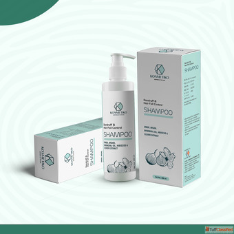 Remove Dandruff in Just a Week - Kosmetiko Dandruff Hair-fall Control Shampoo