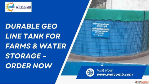 Durable Geo Line Tank for Farms Water Storage - Order Now