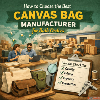 How to Choose the Best Canvas Bag Manufacturer for Bulk Orders