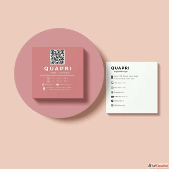 Square Visiting Cards