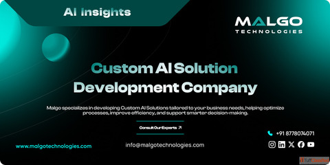 Trusted Custom AI Development Company for Smarter Solutions