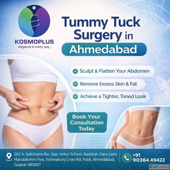 Achieve a Firmer Waistline with Tummy Tuck Surgery in Ahmedabad