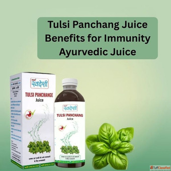 Tulsi Panchang Juice Benefits for Immunity Sampuran Swadeshi Ayurvedic Juice