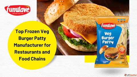 Funwave Foods - Frozen Veg Burger Patty Manufacturer Supplier in India