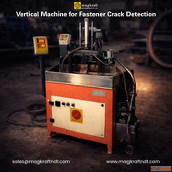 Vertical Machine for Fastener Crack Detection - Magkraftndt