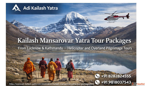 Kailash Mansarovar Yatra Tour Packages from Lucknow Kathmandu - Helicopter and Overland Pilgrimage T
