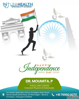 Dr Moumitha Uni health speciality clinics